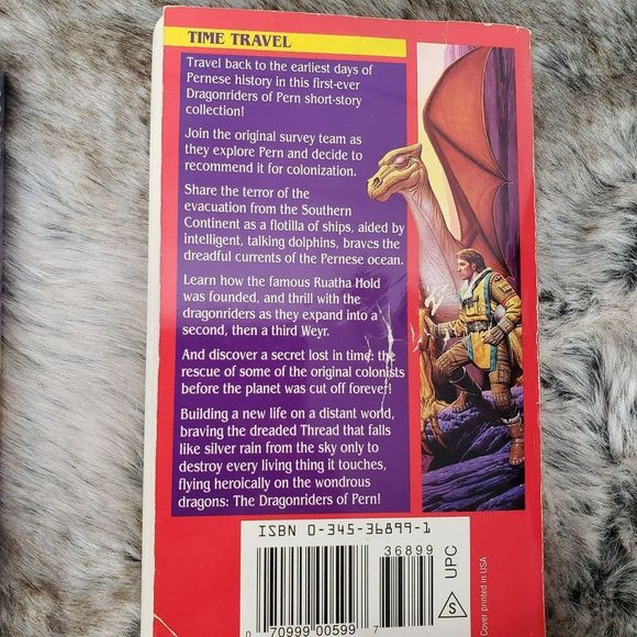 Anne McCaffrey  Dragonriders of Pern Dragons‎ Time First Fall Lot Paperback Book - Picture 3 of 11